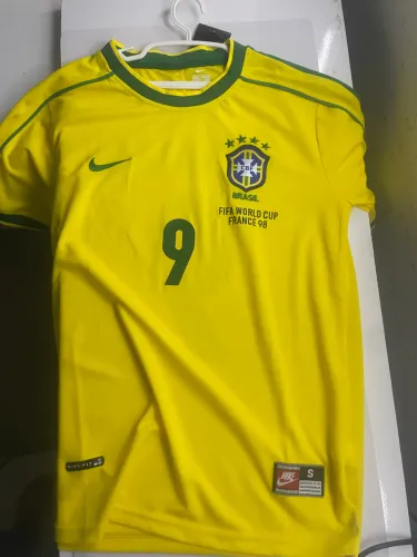 Camisa retrô Brasil 1998