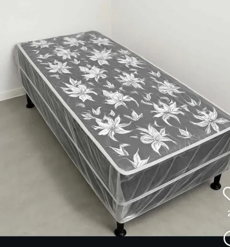 Cama box molas enssacadas 