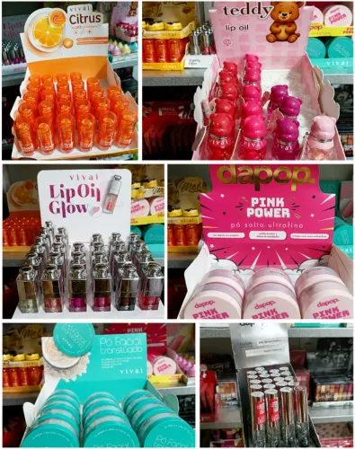 LOTE COMPLETO DE MAQUIAGEM E SKINCARE - 695 PRODUTOS + EMBALAGENS!