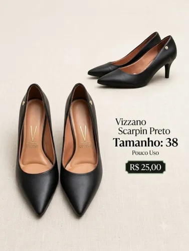 Sapato Vizzano tamanho 38