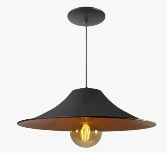 Luminaria Chapeu Chines Lustre Pendente de Teto