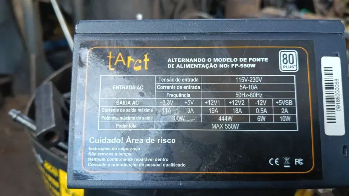 Gabinete fonte