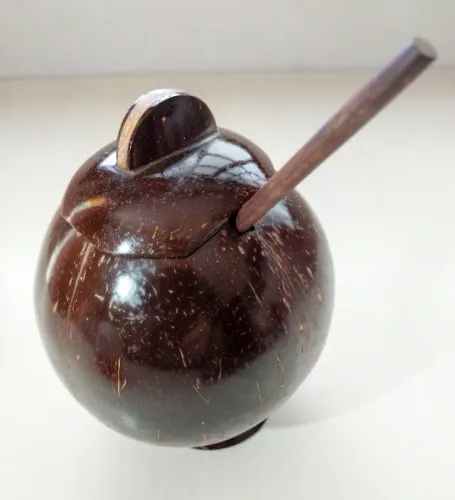 Farinheira artesanal de porongo. Artesanato indígena Baiano. Elegância nas suas refeições.