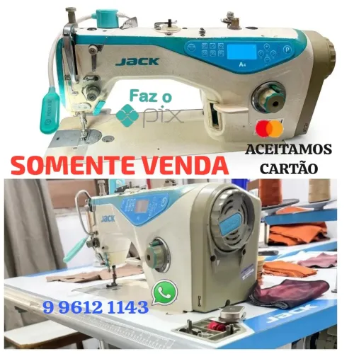 Máquina de costura Jack A4 - Eletrônica 