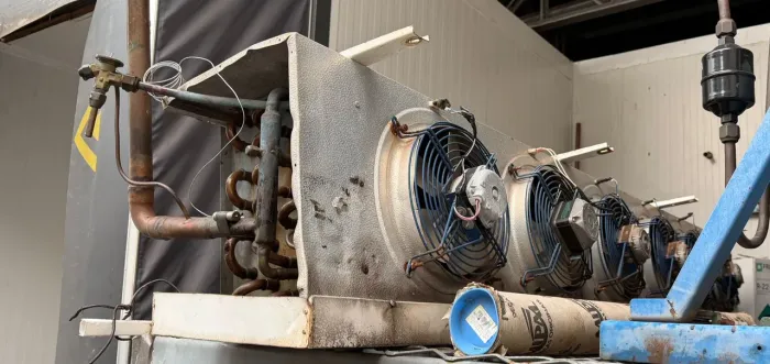 Evaporador Industrial BOHN 5 Ventiladores para Câmara Fria
