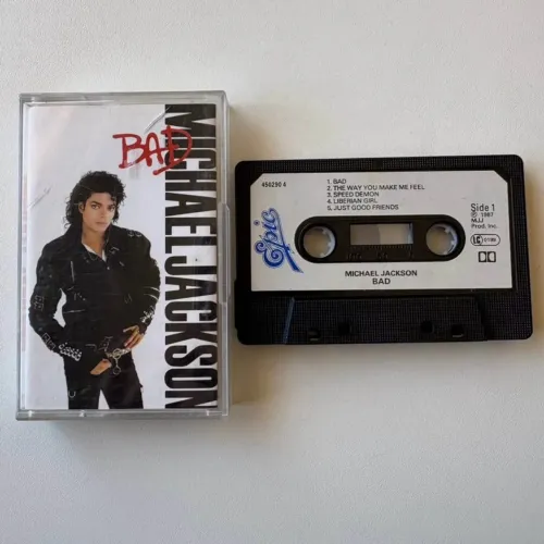 Michael Jackson Bad Fita Cassete Importada Original 1987 UK