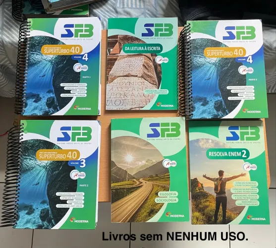 Kit Sistema Farias Brito (SFB) - 9 livros - Ensino Médio/Pré-Vestibular