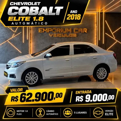 Chevrolet Cobalt Elite 1.8 8V Econo.flex 4P Aut. 2018