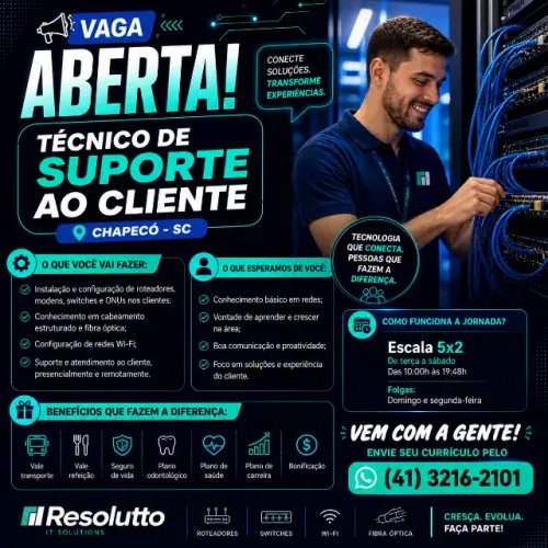 Técnico de Suporte ao Cliente