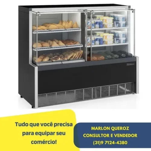 Balcão Refrigerado / Estufa 1,40M Gelopar Novo