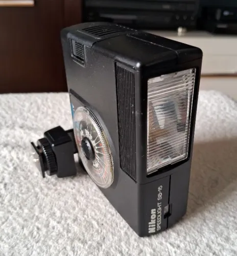 Flash Nikon Speedlight SB-15 Vintage Funcionando + Bolsa