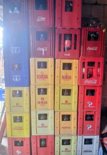 Grade de coca cola e cerveja