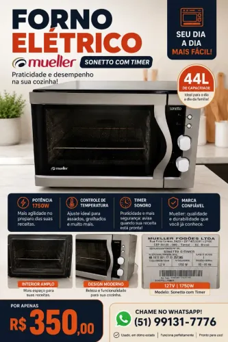 Forno elétrico Muller