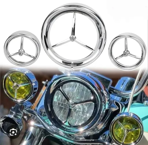 Conjunto de acabamentos para faróis Harley Davidson 7" e 4.5"