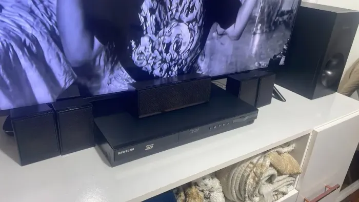 home theater blu-ray samsung ht-f4505/zd 500w 5.1 canais full hd hdmi usb