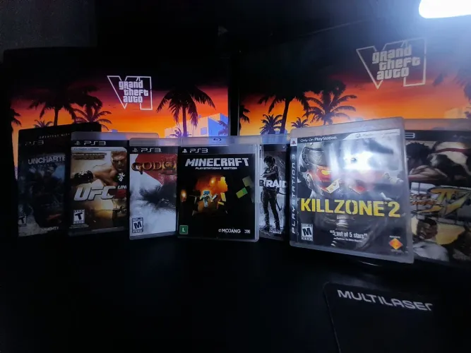 Lote 7 Jogos PS3 Originais Mídia Física - Clássicos do PlayStation 3