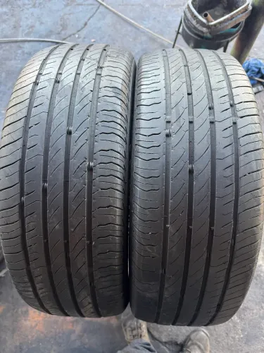 Par de Pneus Continental Aro 17 ContiPowerContact 205/55R17 91V, 70% de vida útil