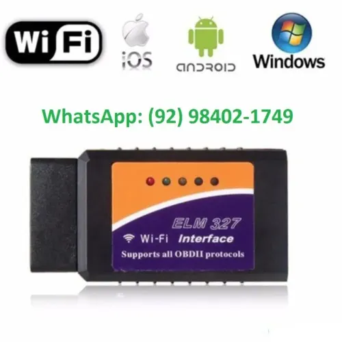 Scanner Automotivo ELM 327 OBD2 v 1.5 wifi IOS (Iphone Ipad) Android Pc Note Tablet