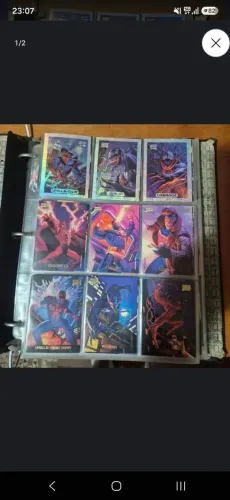 Cards Marvel anos 90 originais