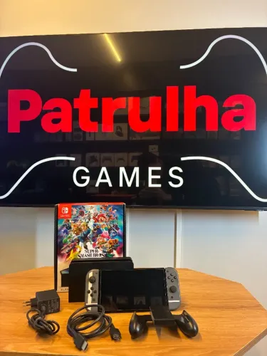Nintendo Switch OLED Desbloqueado Super Smash Bros. - Edição Especial Imperdível ?