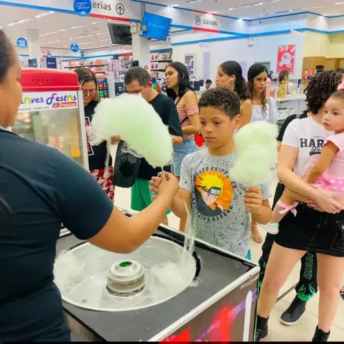 Pipoca e Algodão Doce na sua festa 