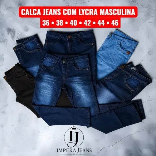 CALÇA JEANS MASCULINA APARTI DE 6 PECAS SAI 42,00 NO ATACADO