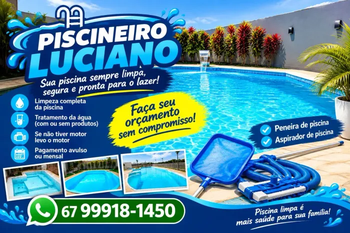 Piscineiro Avulso ou Mensal