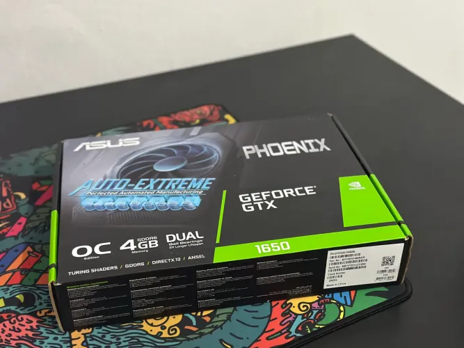 Placa de Vídeo GTX 1650 4gb ASUS PHOENIX Single Fan