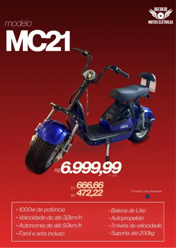 MODELO MC21 1000W MOTOCHEFE