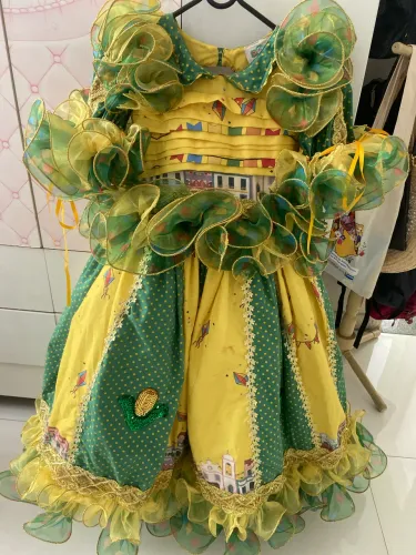 Vestido de rainha do milho