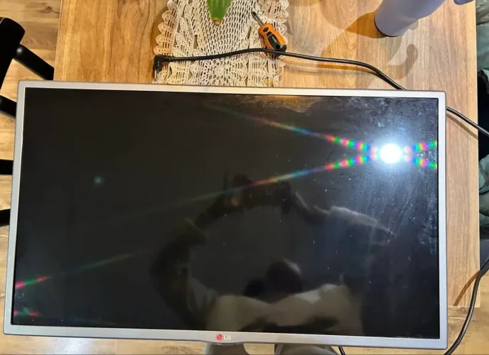 Tv LG 32 com led queimado