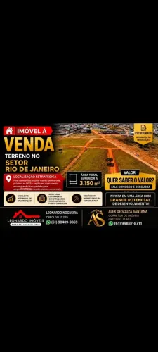 Vendo terreno bem localizado em Cristalina Go