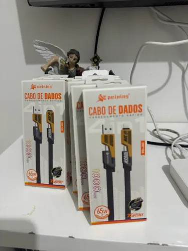 Cabo Peining 4 Em 1 Usb, Type-c E Lightning 65w 1m