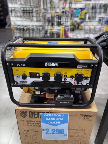 Gerador a Gasolina Denzel PS-33E 3.3kW Bivolt