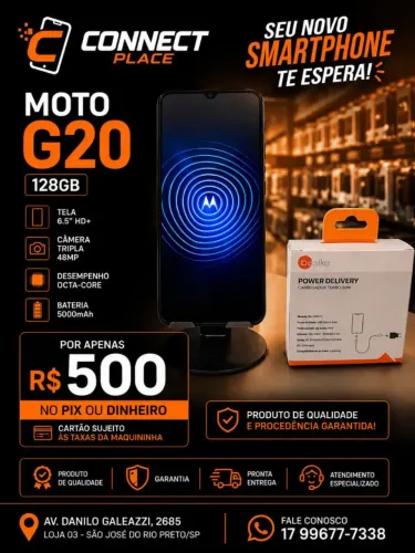 Vendo Moto G20 128gb