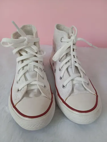 Tênis Converse Allstar branco número 27