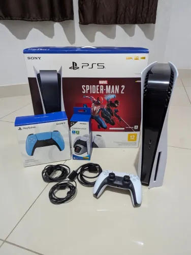 Ps5- ediçao com disco 2 controles