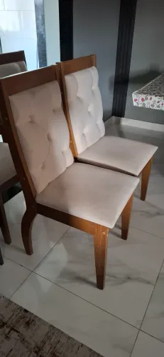 Kit 6 cadeiras para mesa de jantar