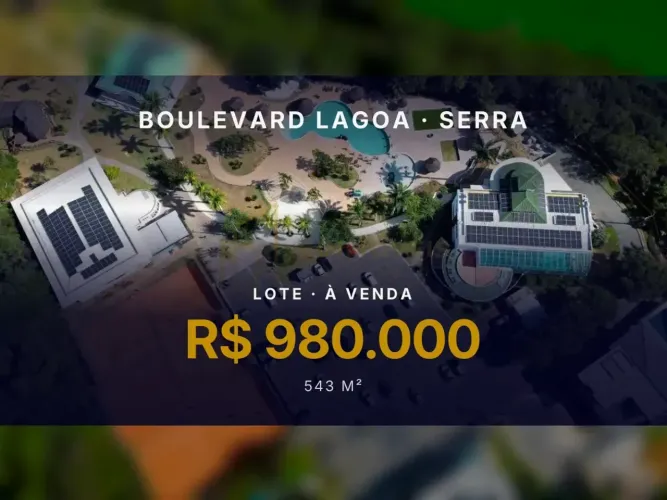 Viva com Qualidade de Vida: Lote no Condomínio Boulevard Lagoa, Serra