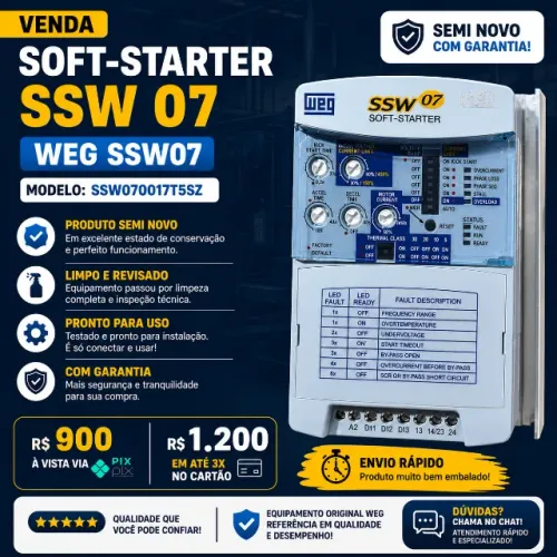 SOFT START SSW7 10CV 380V