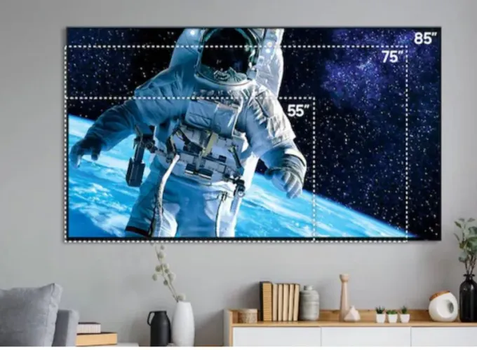 TVs de 50?, 65?, 75? ou mais exigem instalação correta e segura.