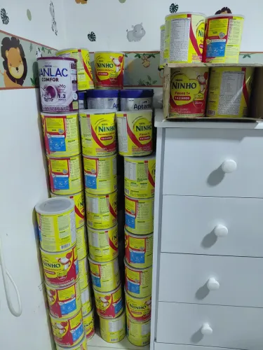 Doação Latas de Leite VAZIAS para reciclagem/artesanato