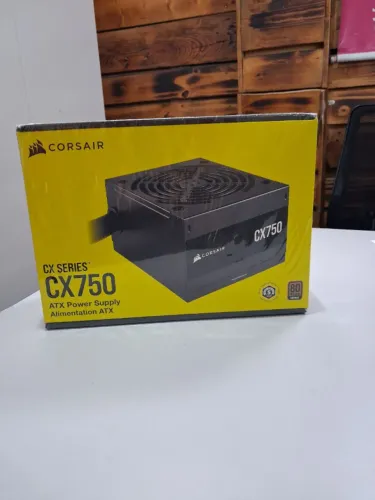 Fonte Corsair Cx750 750w 80 Plus Bronze, Lacrada!