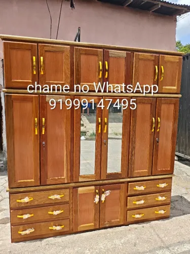 Guarda roupa de madeiras portas novo entrega grátis