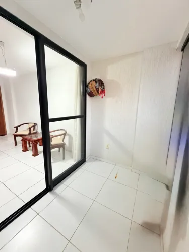 Porta de correr em alumínio preto + vidro - 1,95 × 2,17 m