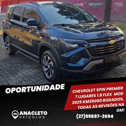 Chevrolet Spin Premier 1.8 8V Econo.flex 5P Aut. 2025