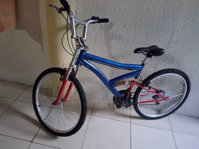 Bicicleta Sundown aro 26 com 21 velocidades e Full suspension PRA VENDER LOGO 