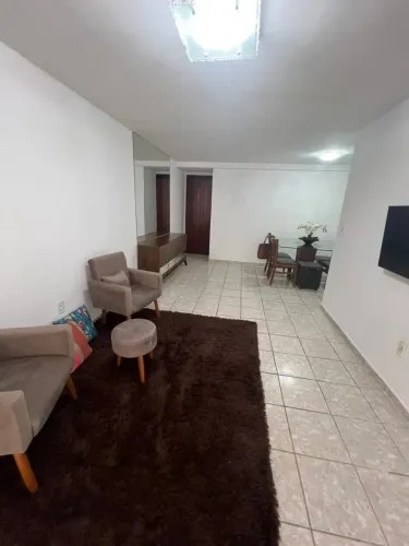 Apartamento Para Alugar 127m² 3 Suítes DCE Varanda Piscina Cabo Branco/João Pessoa