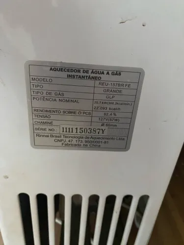 Aquecedor gas