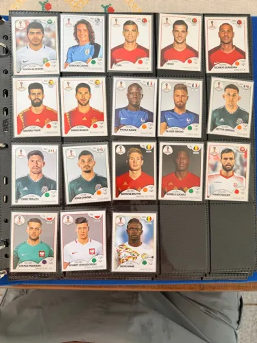 Lote de figurinhas Copa 2018